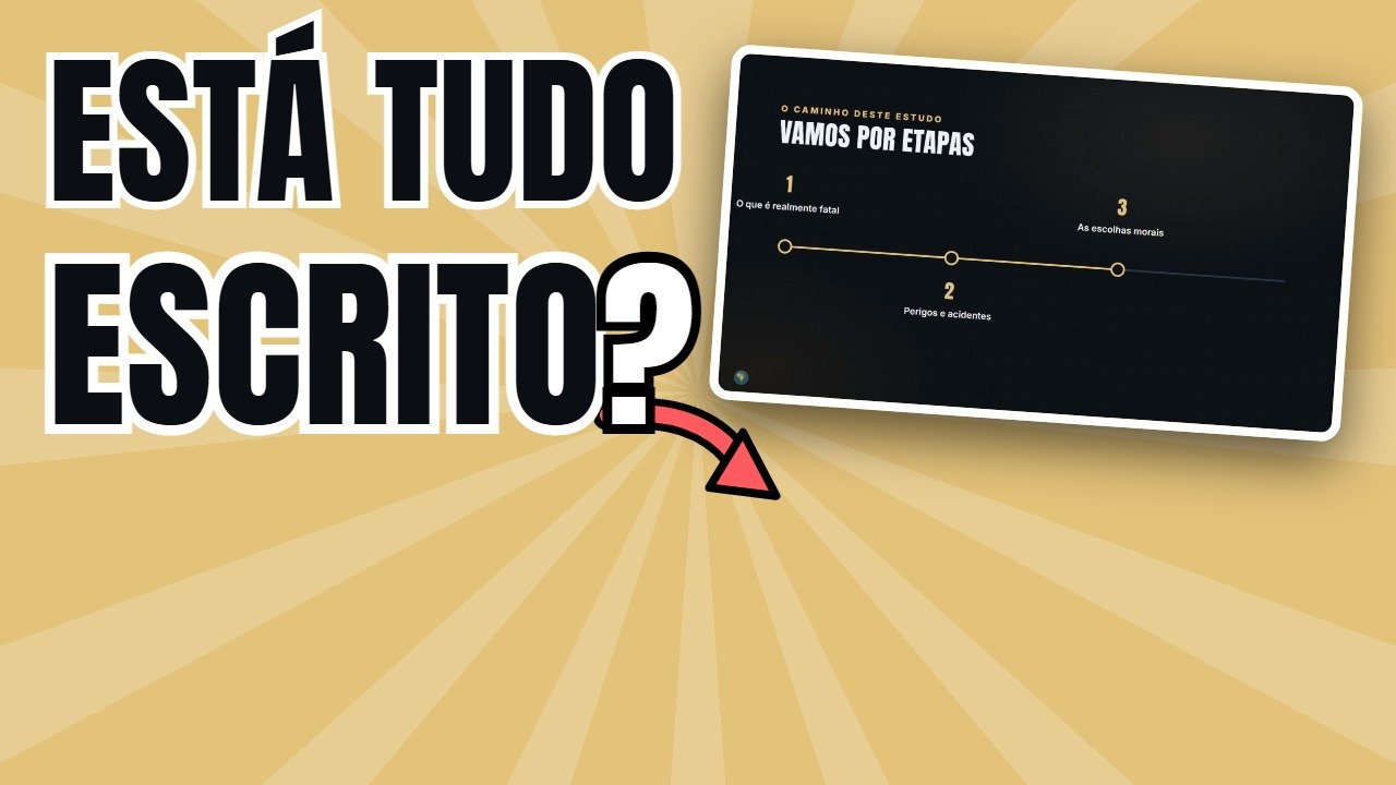 Miniatura do vídeo: Está tudo escrito? Destino e livre-arbítrio no Espiritismo