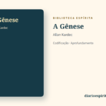 Cartão do livro A Gênese, de Allan Kardec