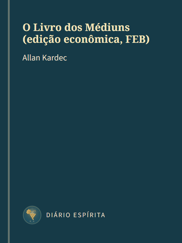 Capa ilustrativa: O Livro dos Médiuns (edição econômica, FEB)