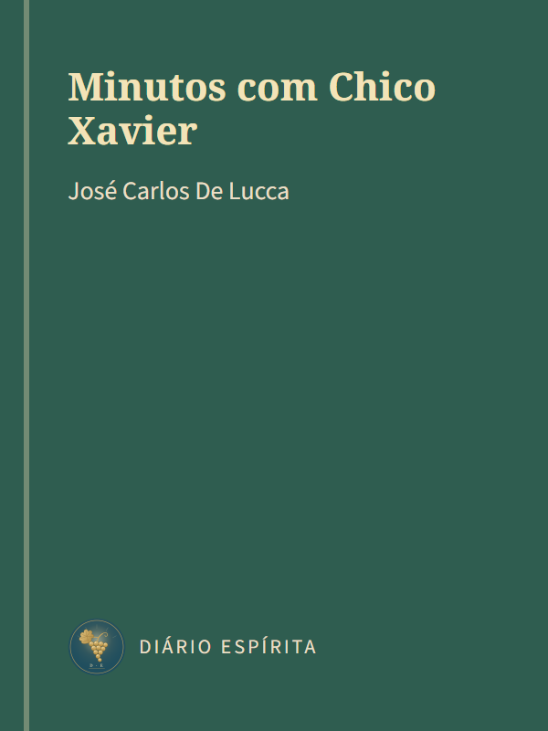 Capa ilustrativa: Minutos com Chico Xavier