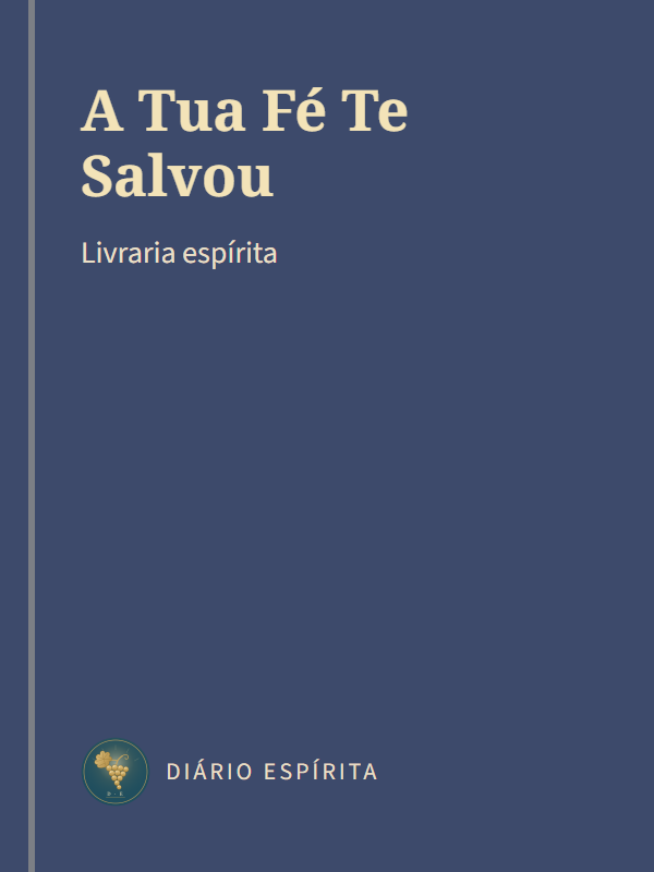 Capa ilustrativa: A Tua Fé Te Salvou