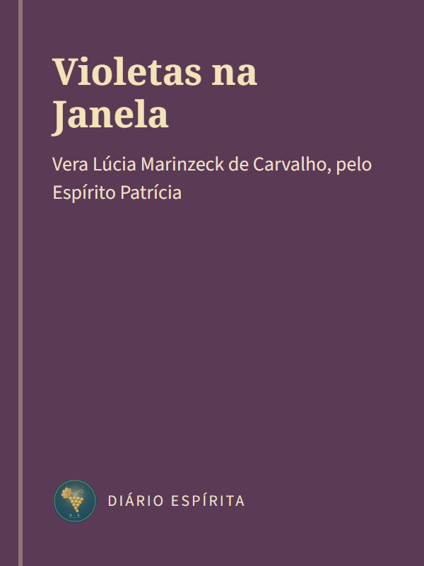 Capa ilustrativa: Violetas na Janela