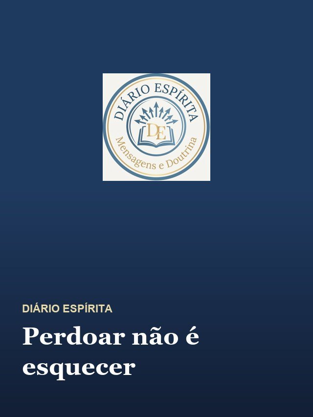 Capa da Web Story: Perdoar não é esquecer